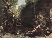 Gustave Courbet Arbor oil painting on canvas